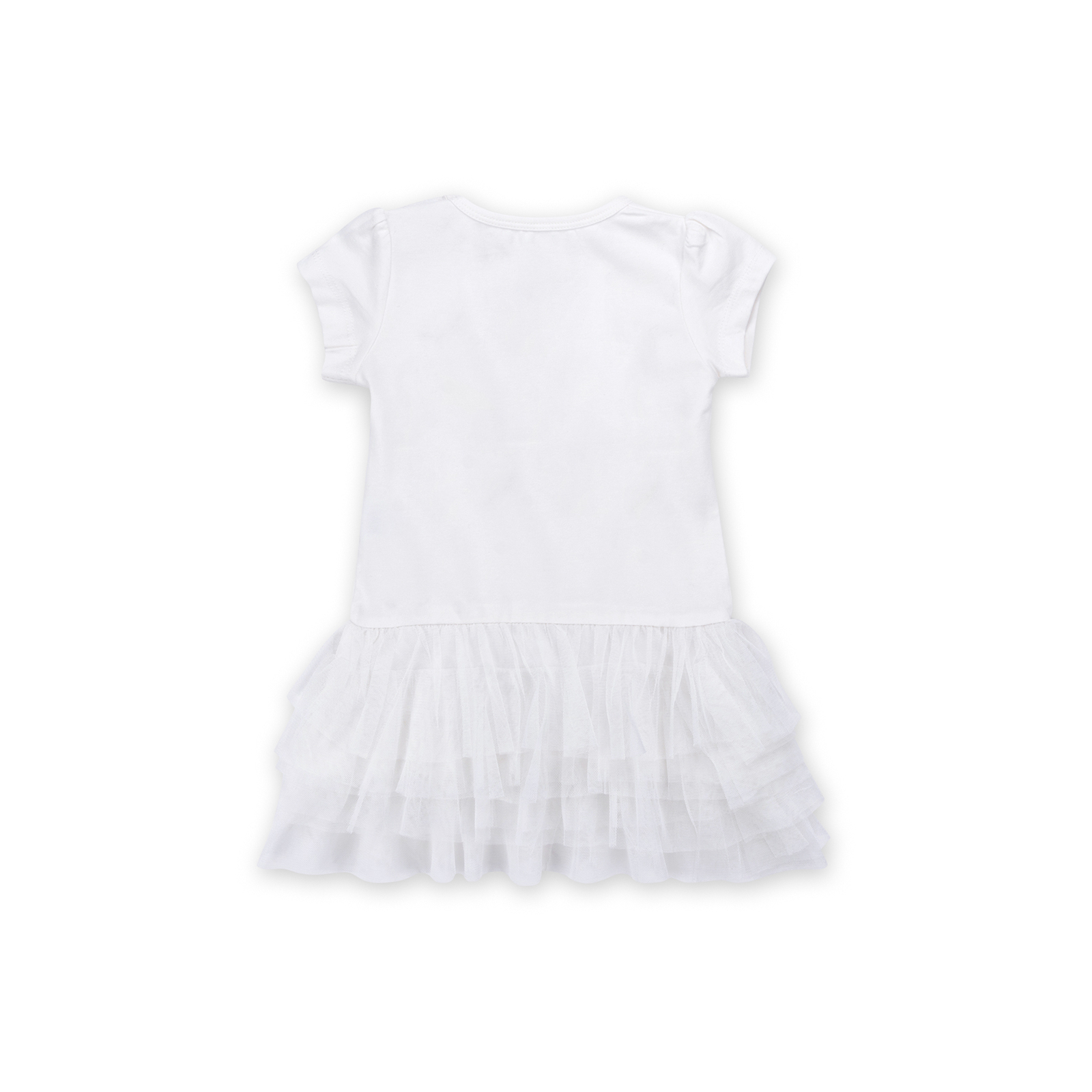 Платье Breeze с бантиком и фатиновой юбкой (9096-80G-cream) изображение 2