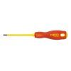 Отвертка Neo Tools шлицевая 3.0 x 100 мм, (1000 В), CrMo (04-052)