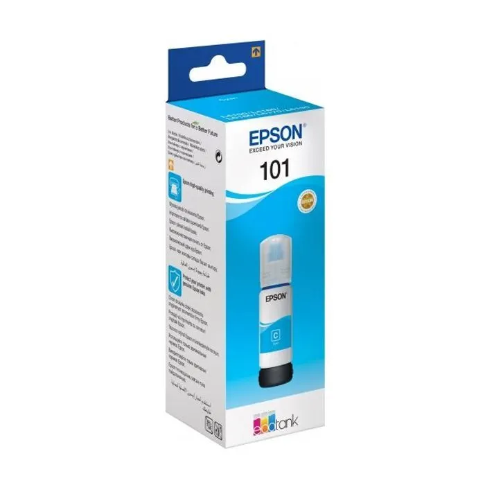 Контейнер с чернилами Epson 101Cyan L4150/4160/6160 (C13T03V24A) изображение 2