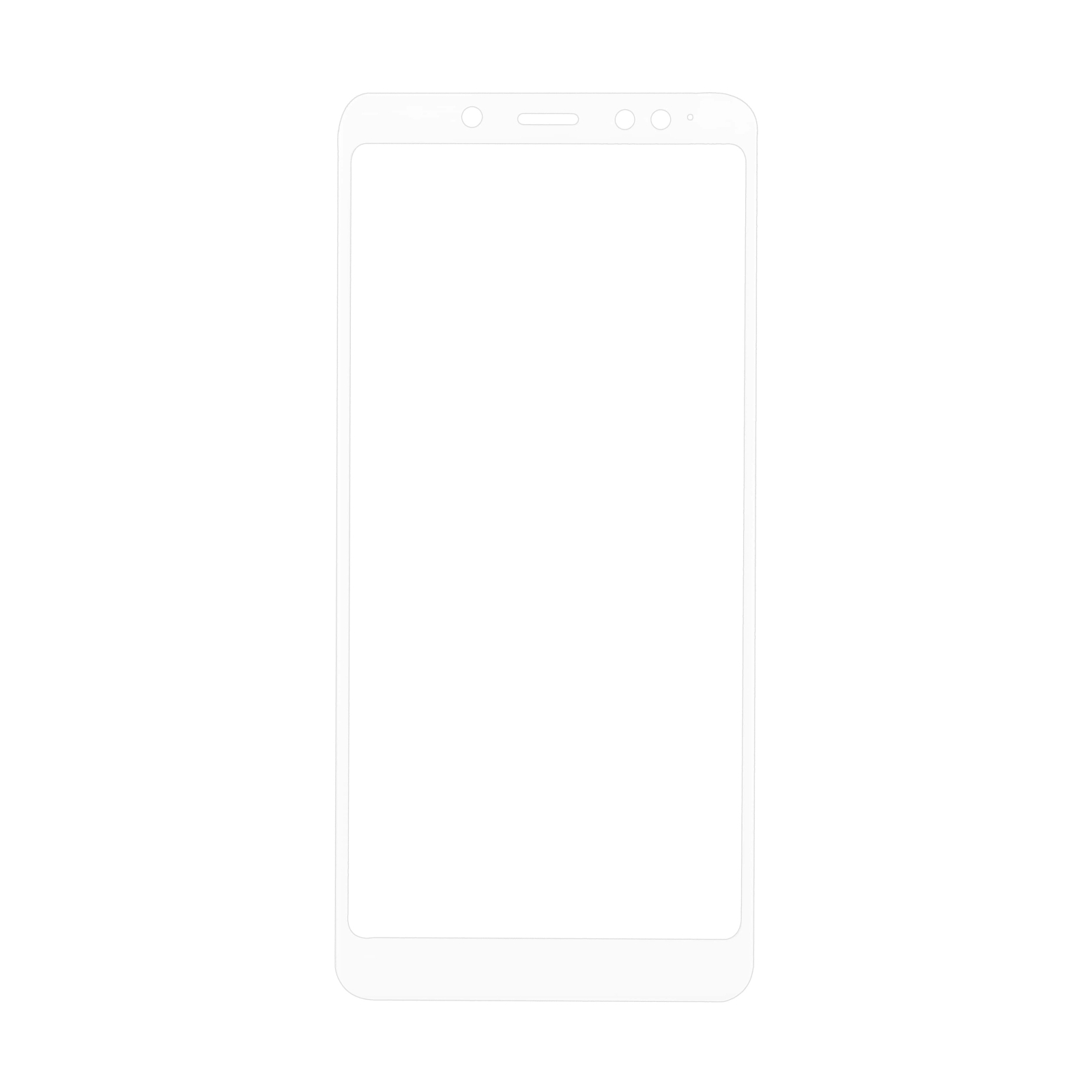 Стекло защитное MakeFuture для Xiaomi Redmi Note 5 White Full Cover (MGFC-XRN5W) изображение 3