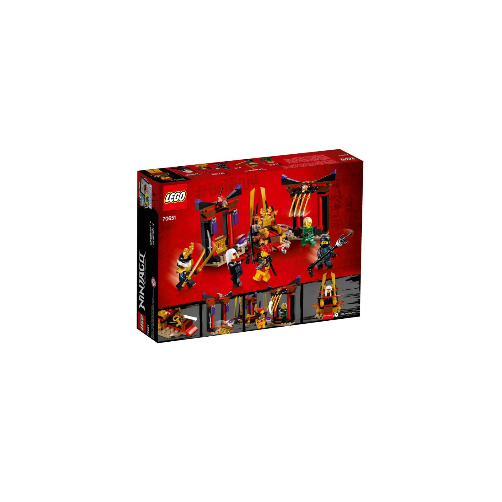 Конструктор LEGO Вирішальний бій у тронному залі (70651) зображення 6
