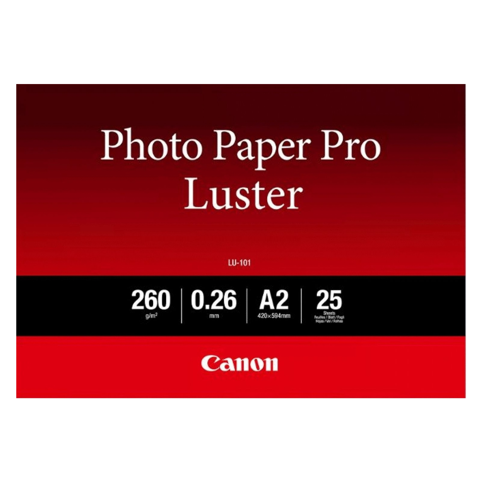 Фотобумага Canon A2 Luster Paper LU-101, 25л (6211B026)