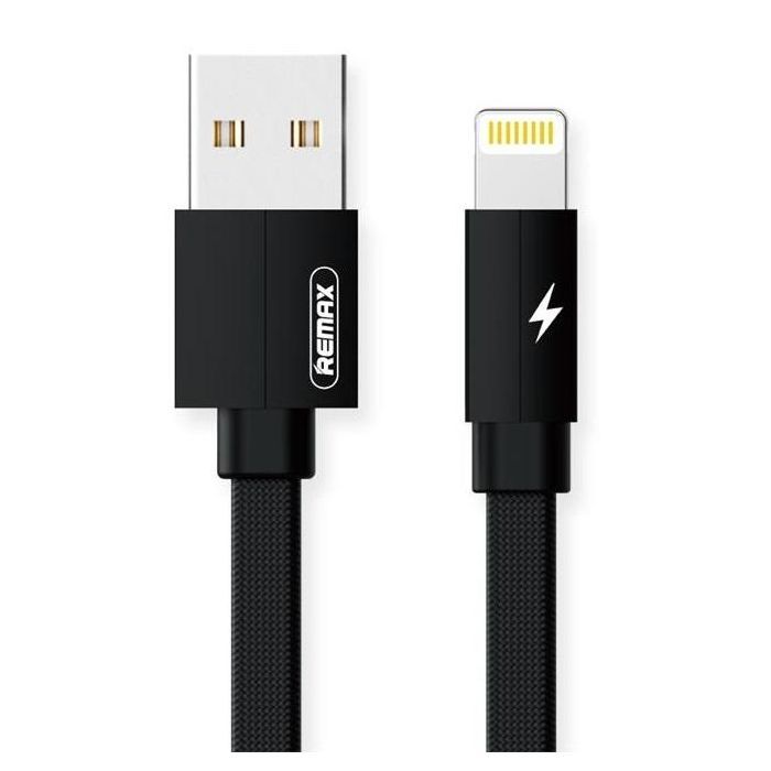 Дата кабель USB 2.0 AM to Lightning 2.0m Kerolla black Remax (RC-094I2M-BLACK)