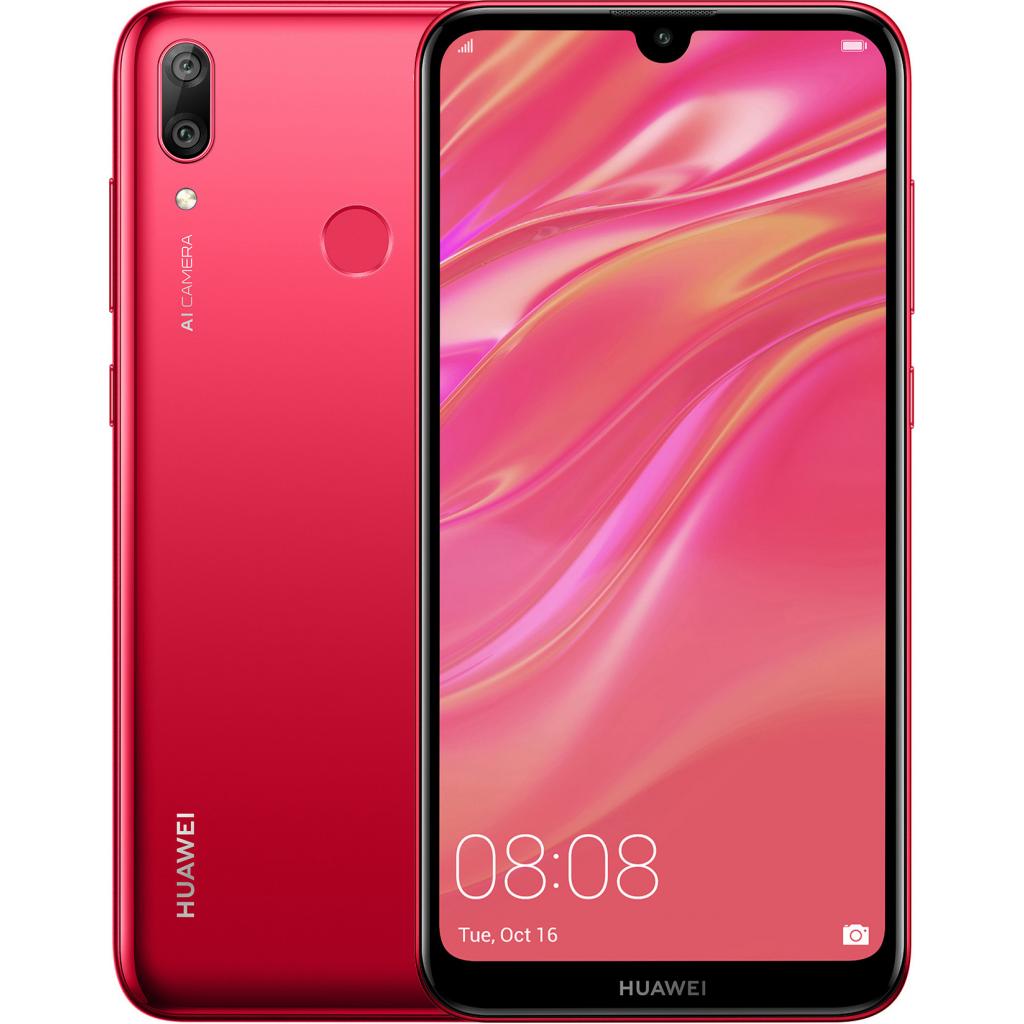 Мобільний телефон Huawei Y7 2019 Coral Red (51093HEW)