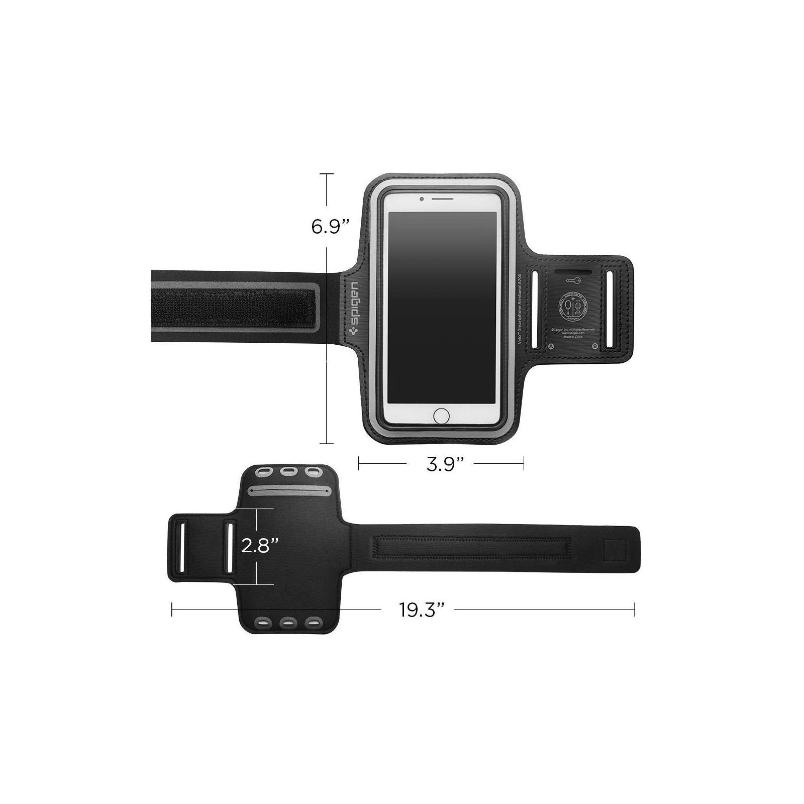 Чехол для мобильного телефона Spigen Velo A700 Sports Armband (000EM21193) изображение 5