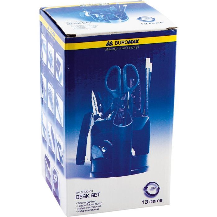 Настольный набор Buromax 13 items, black (BM.6300-01) изображение 2
