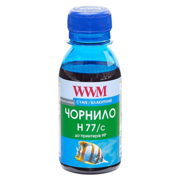 Чернила WWM HP №177/85 100г Cyan (H77/C-2)