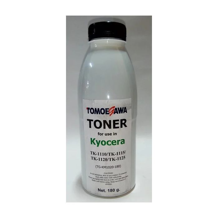 Тонер KYOCERA TK-1110/TK-1115/TK-1120/TK-1125, 180г Tomoegawa (TG-KM1020-180)