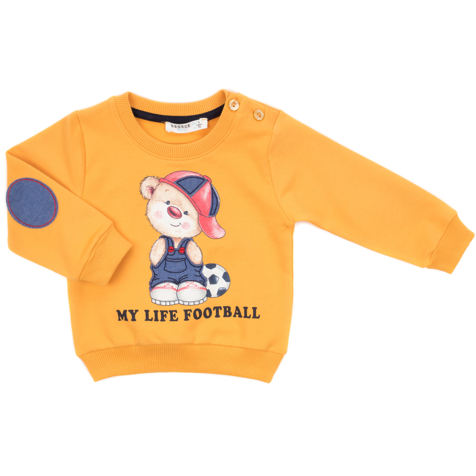 Набор детской одежды Breeze "MY LIFE FOOTBAL" (13282-74B-yellow) изображение 2