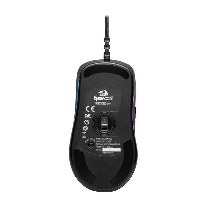 Мышка Redragon Stormrage RGB IR USB Black (78259) изображение 7