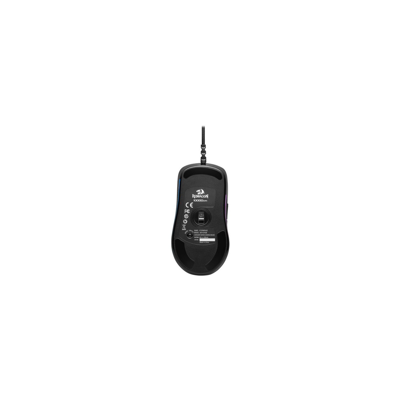 Мишка Redragon Stormrage RGB IR USB Black (78259) зображення 7