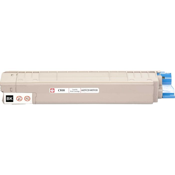 Тонер-картридж BASF OKI C810 Black 44059120/44059108 (KT-C810K) изображение 2