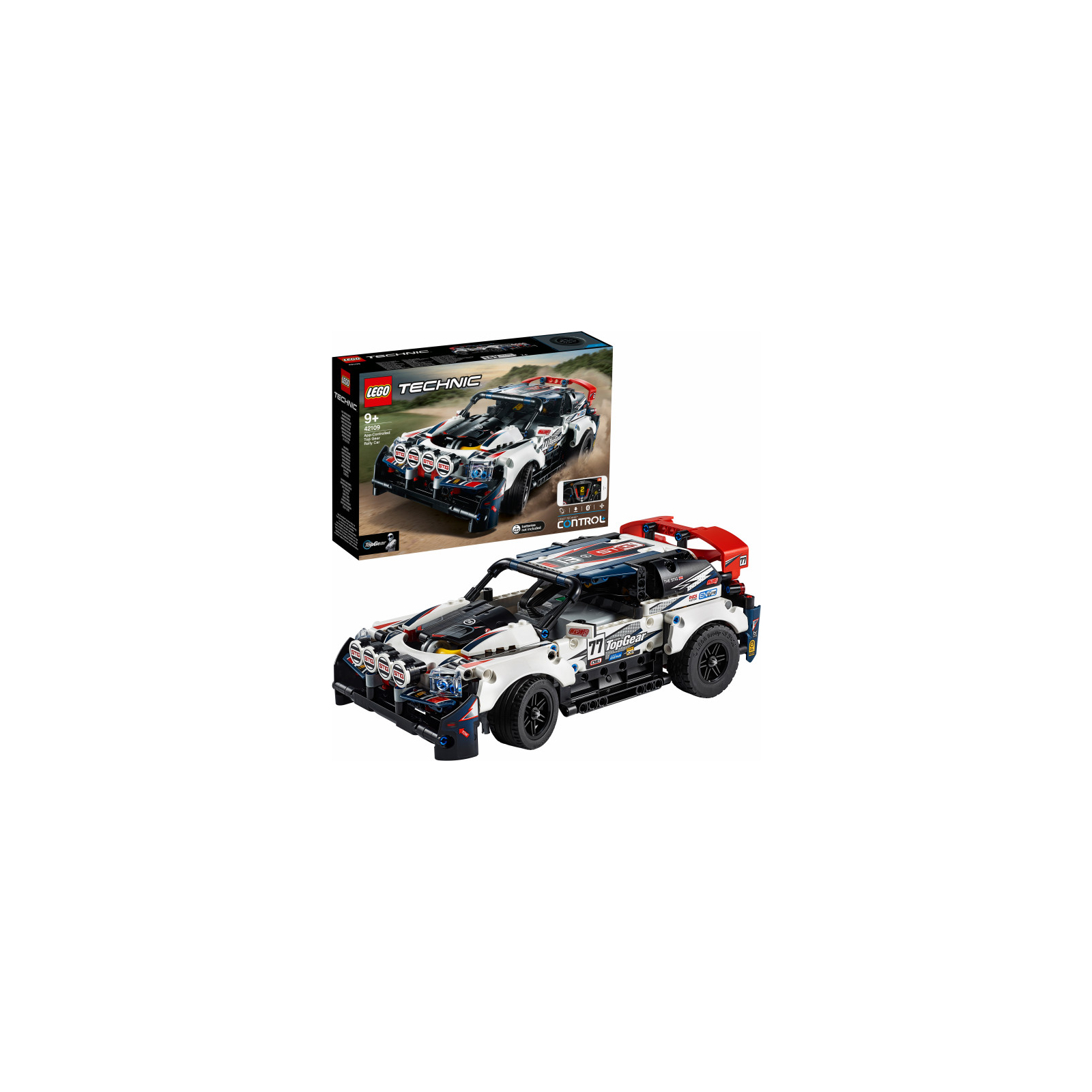 Конструктор LEGO Technic Гоночный автомобиль Top Gear на управлении 463 детал (42109) изображение 6