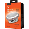 Ночник ColorWay with USB Charger 2X USB 4.4А white (CW-CHL44A / CW-CHL4) изображение 3