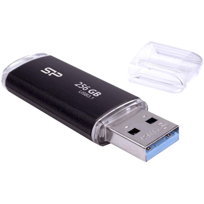 USB флеш накопитель Silicon Power 64GB Blaze B02 Black USB 3.1 (SP064GBUF3B02V1K) изображение 3