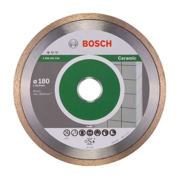 Круг відрізний Bosch Standard for Ceramic 180-25.4 (2.608.602.536)