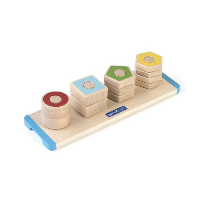 Игровой набор Guidecraft Manipulatives Фігури на різьбі (G6901) изображение 2