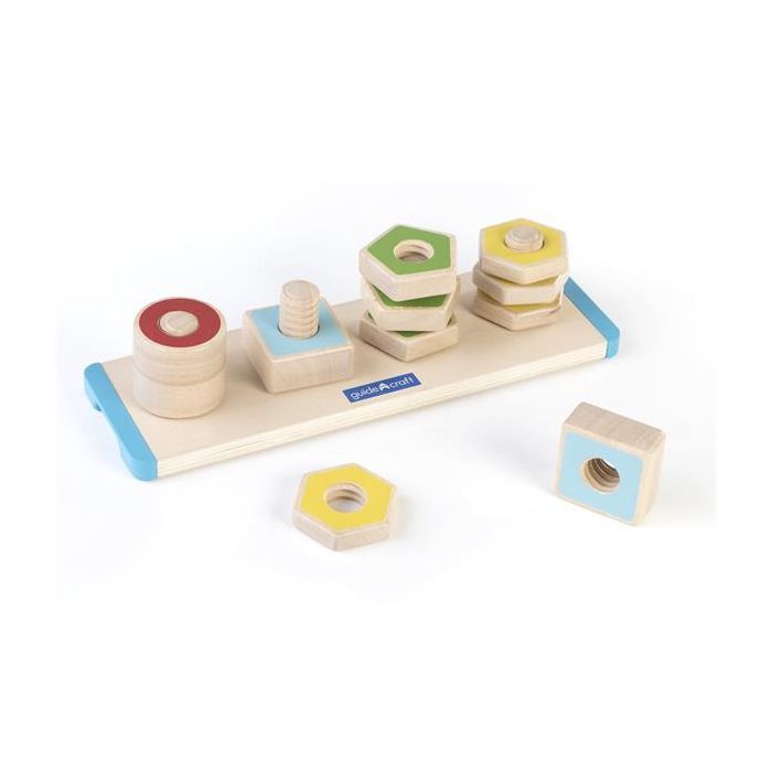 Игровой набор Guidecraft Manipulatives Фігури на різьбі (G6901) изображение 3