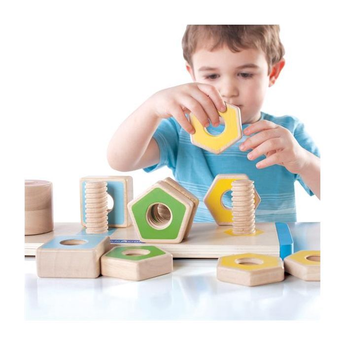 Игровой набор Guidecraft Manipulatives Фігури на різьбі (G6901) изображение 7