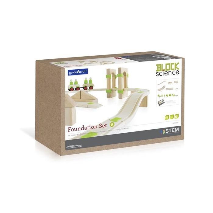 Залізниця Guidecraft Block Science Дорога, 55 деталей (G2100R) зображення 3