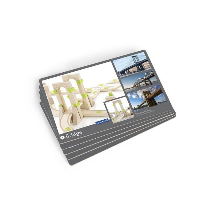 Залізниця Guidecraft Block Science Дорога, 55 деталей (G2100R) зображення 5