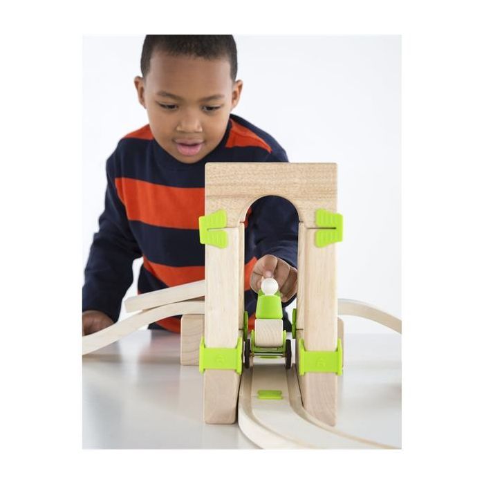 Залізниця Guidecraft Block Science Дорога, 55 деталей (G2100R) зображення 8