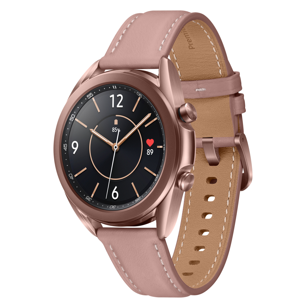 Смарт-часы Samsung SM-R850/8 (Galaxy Watch3 41mm) Bronze (SM-R850NZDASEK)