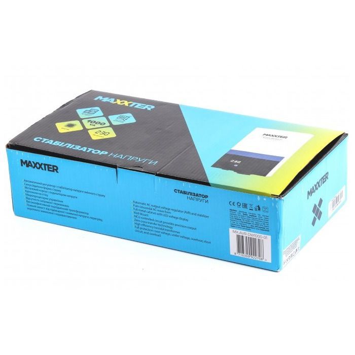 Стабилизатор Maxxter MX-AVR-DW1000-01 изображение 5