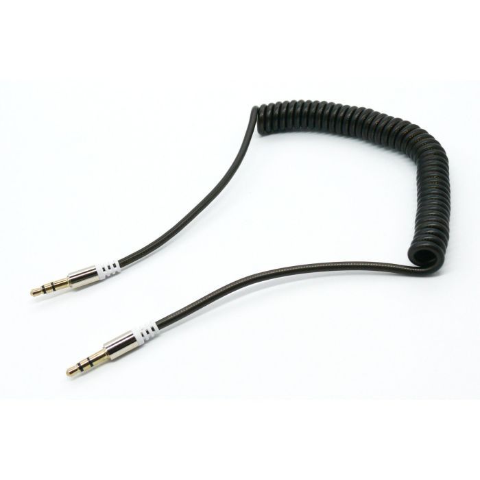 Кабель мультимедійний 3.5mm M to 3.5mm M 1.0m black Dengos (AUDIO-PLS-PRUZH-BLACK)