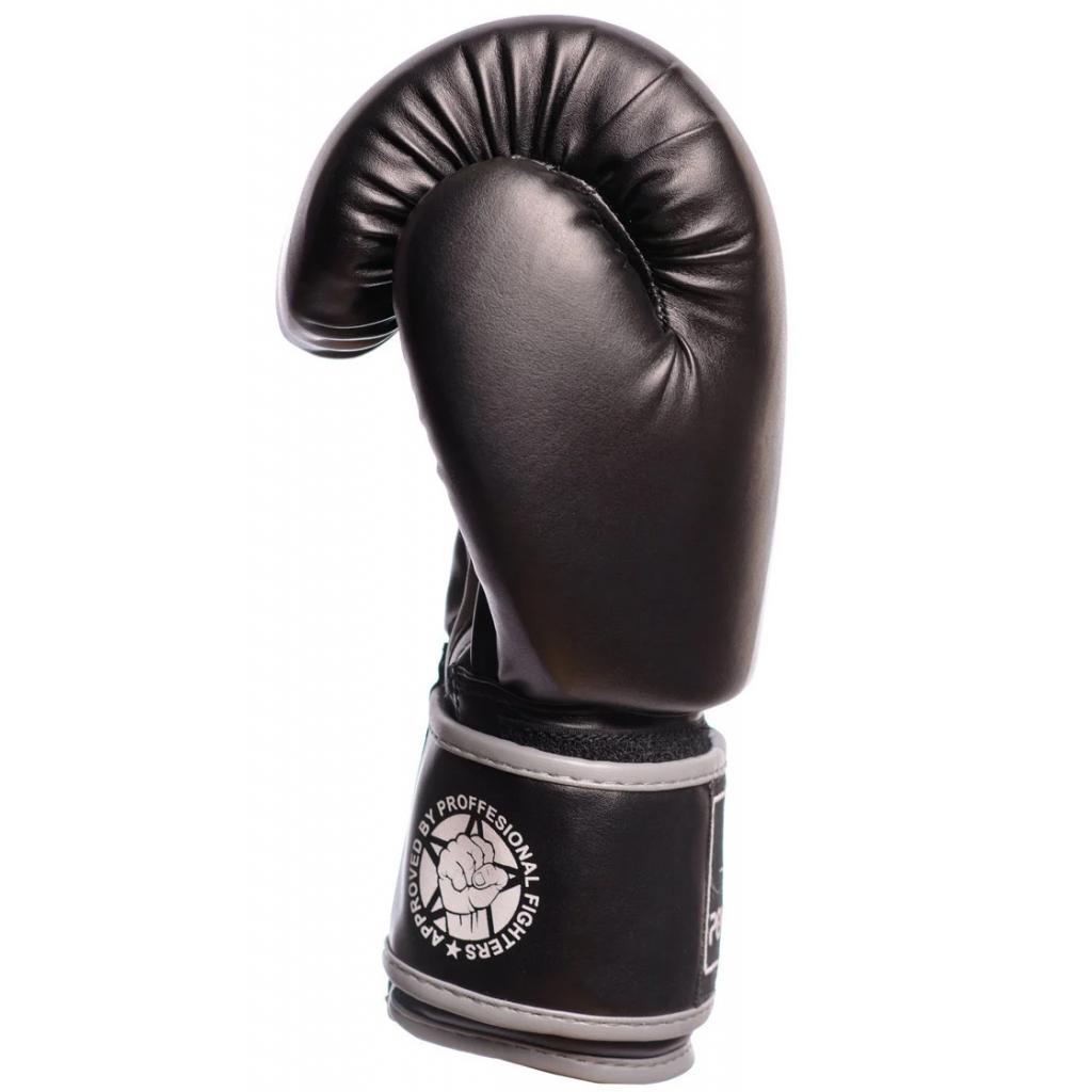 Боксерські рукавички PowerPlay 3010 10oz Black/Grey (PP_3010_10oz_Black/Grey) зображення 2