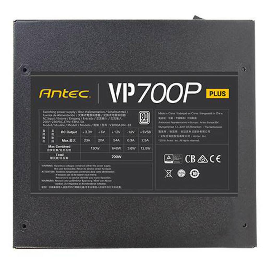 Блок живлення Antec 700W Value Power VP700P Plus EC (0-761345-11657-2) зображення 6