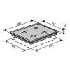 Варочна поверхня Ventolux HSF640-W3G CESBT (BK) зображення 7
