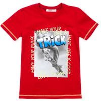 Футболка детская Breeze "TRICK" (15692-140B-red)