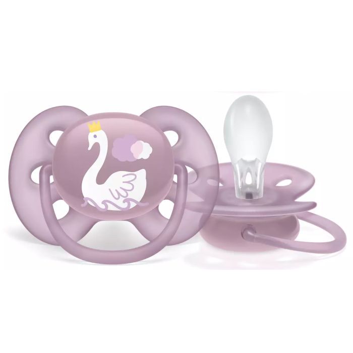 Пустышка Philips AVENT Ultra Soft для девочек 6-18 мес (SCF223/02) изображение 3