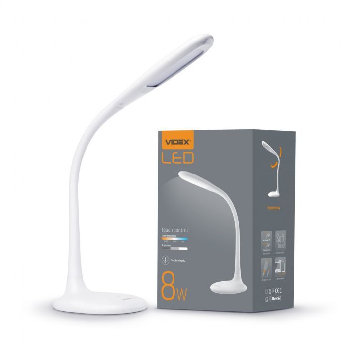 Настільна лампа Videx LED 8W 3000-5500K 220V (VL-TF03W) зображення 7