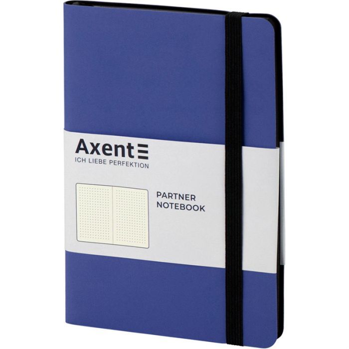 Книга записная Axent Partner Soft 125х195 мм в точку 96 листов Темно-синяя (8312-02-A) изображение 2