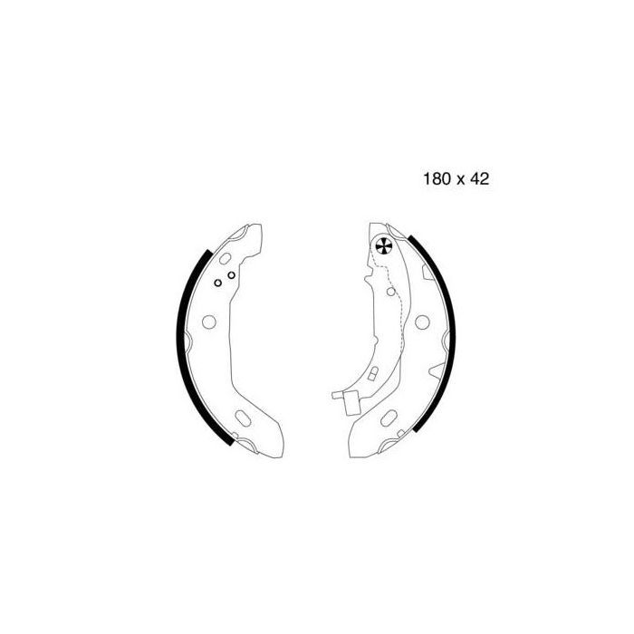 Гальмівні колодки Bosch 0 986 487 852
