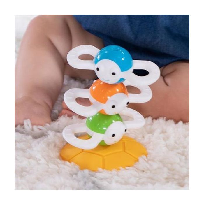 Розвиваюча іграшка Fat Brain Toys Магнітна пірамідка Веселі бджілки Dizzy Bees (F294ML) зображення 6