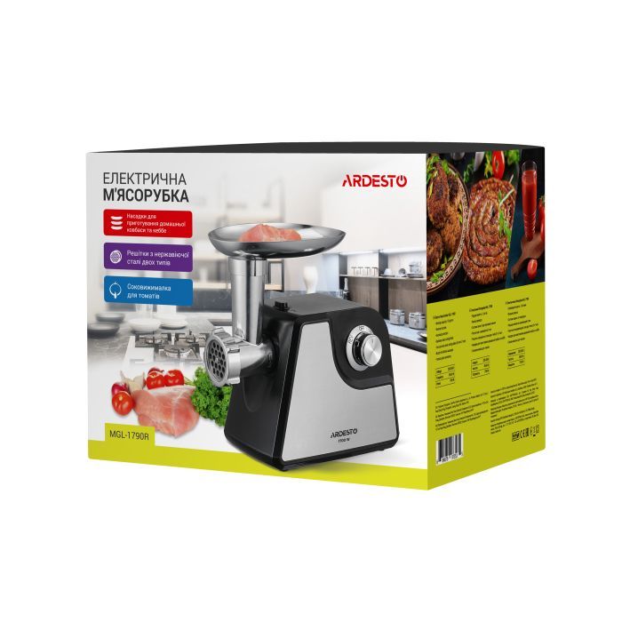 Мясорубка Ardesto MGL-1790R изображение 11