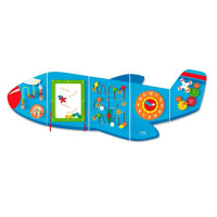 Фото - Развивающая игрушка VIGA Розвиваюча іграшка  Toys Бізіборд Літачок  50673FSC (50673FSC)