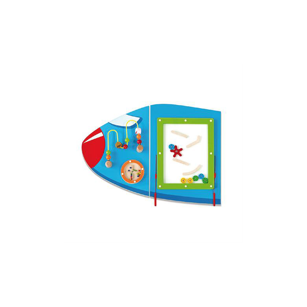 Розвиваюча іграшка Viga Toys Бізіборд Літачок (50673FSC) зображення 2
