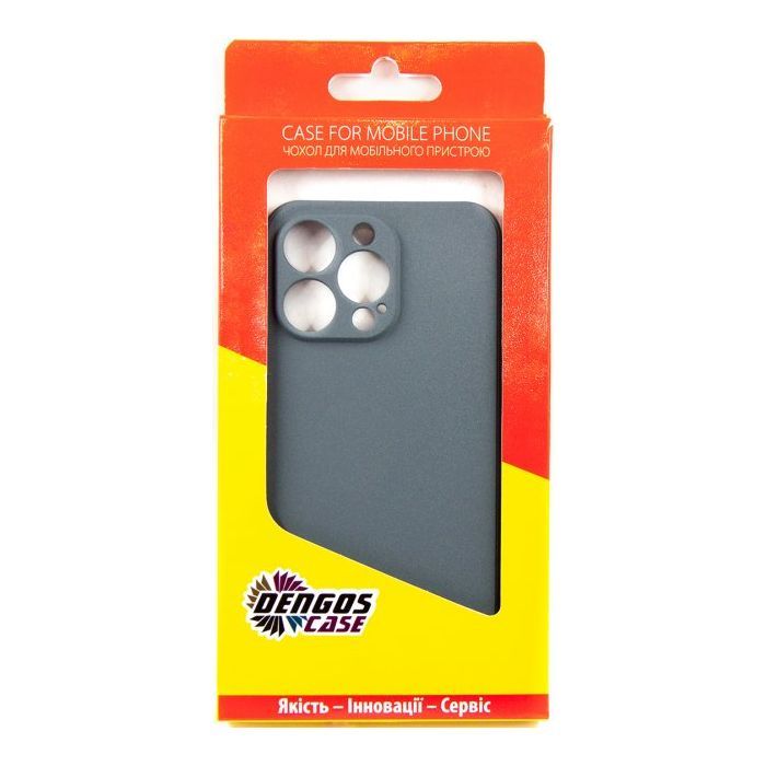 Чехол для мобильного телефона Dengos Carbon iPhone 13 Pro grey (DG-TPU-CRBN-133) изображение 4