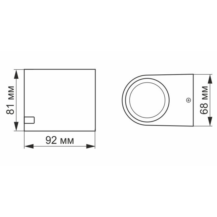 Світильник Videx LED AR021В IP54 (VL-AR021B) зображення 3