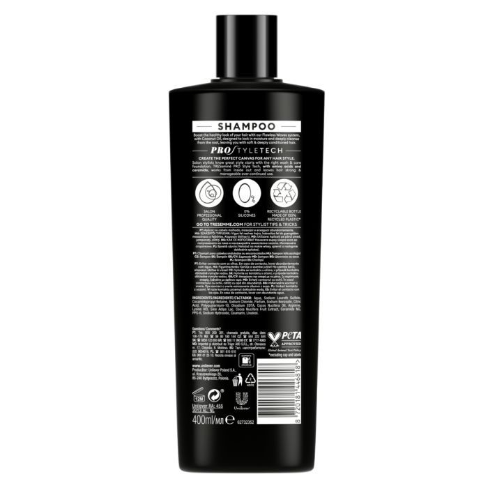 Шампунь Tresemme Flawless Waves Зволожувальний 400 мл (8710447211052/8720181446818) зображення 2