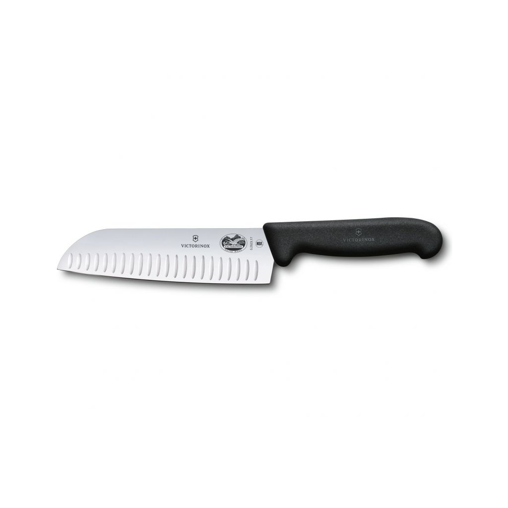 Кухонный нож Victorinox Fibrox Santoku 17 см Black (5.2523.17)