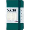 Еженедельник Axent Датированный 2022 Pocket Strong, 90*150 малахитовый (8508-22-31-A)