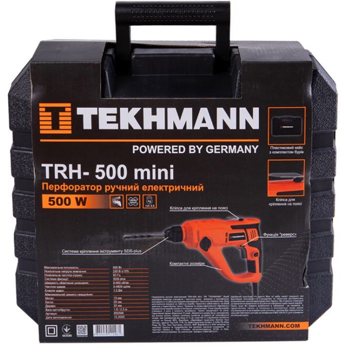 Перфоратор Tekhmann TRH-500 Mini (850598) зображення 5