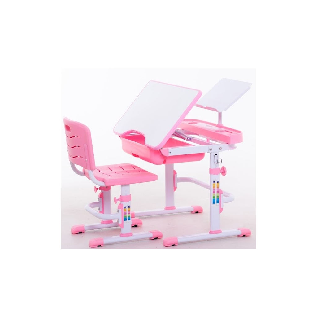 Парта со стулом STR трансформери рожева (DS70-H Pink) изображение 2