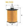 Фільтр масляний Wixfiltron WL7536