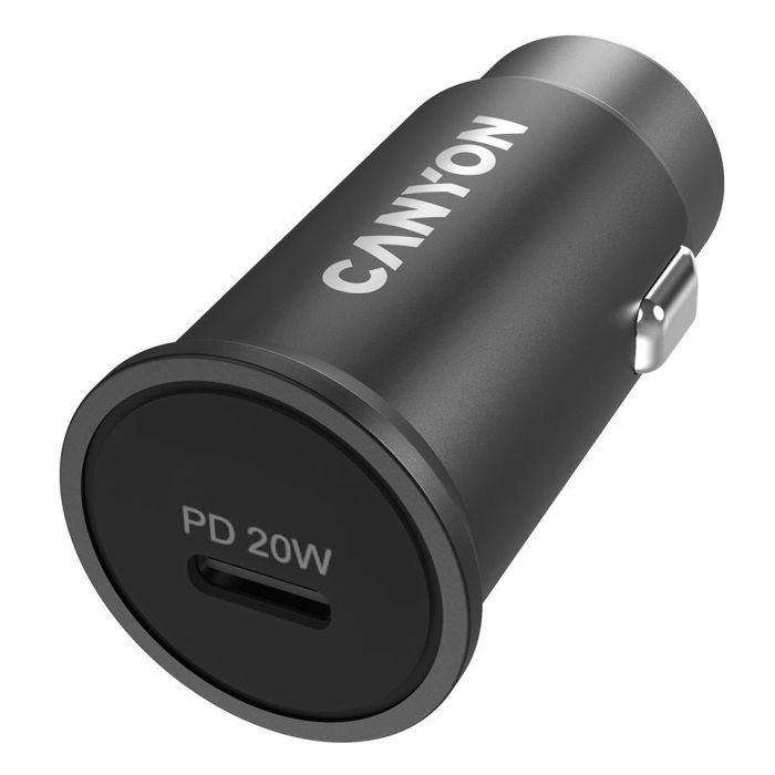 Зарядное устройство Canyon PD 20W Pocket size car charger (CNS-CCA20B) изображение 2
